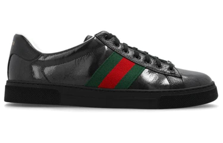 Кроссовки Gucci Low Top Sneakers Black - изображение 2