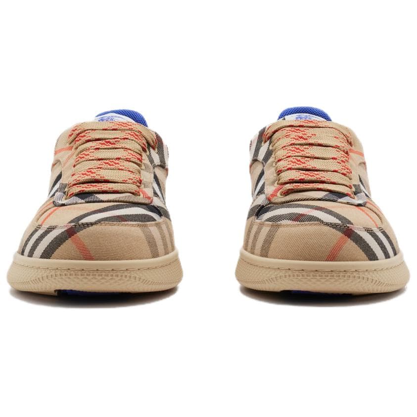 Кроссовки Burberry Round Toe Low Lace-Up Sneakers Brown - изображение 3