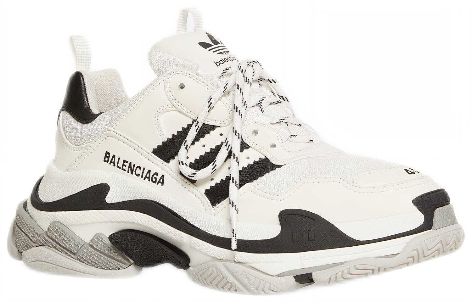 Кроссовки adidas x Balenciaga Triple S White - изображение 3