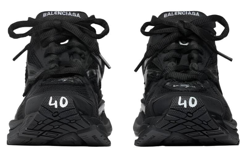Кроссовки Balenciaga Runner Low Casual Shoes Женские Черные - изображение 4