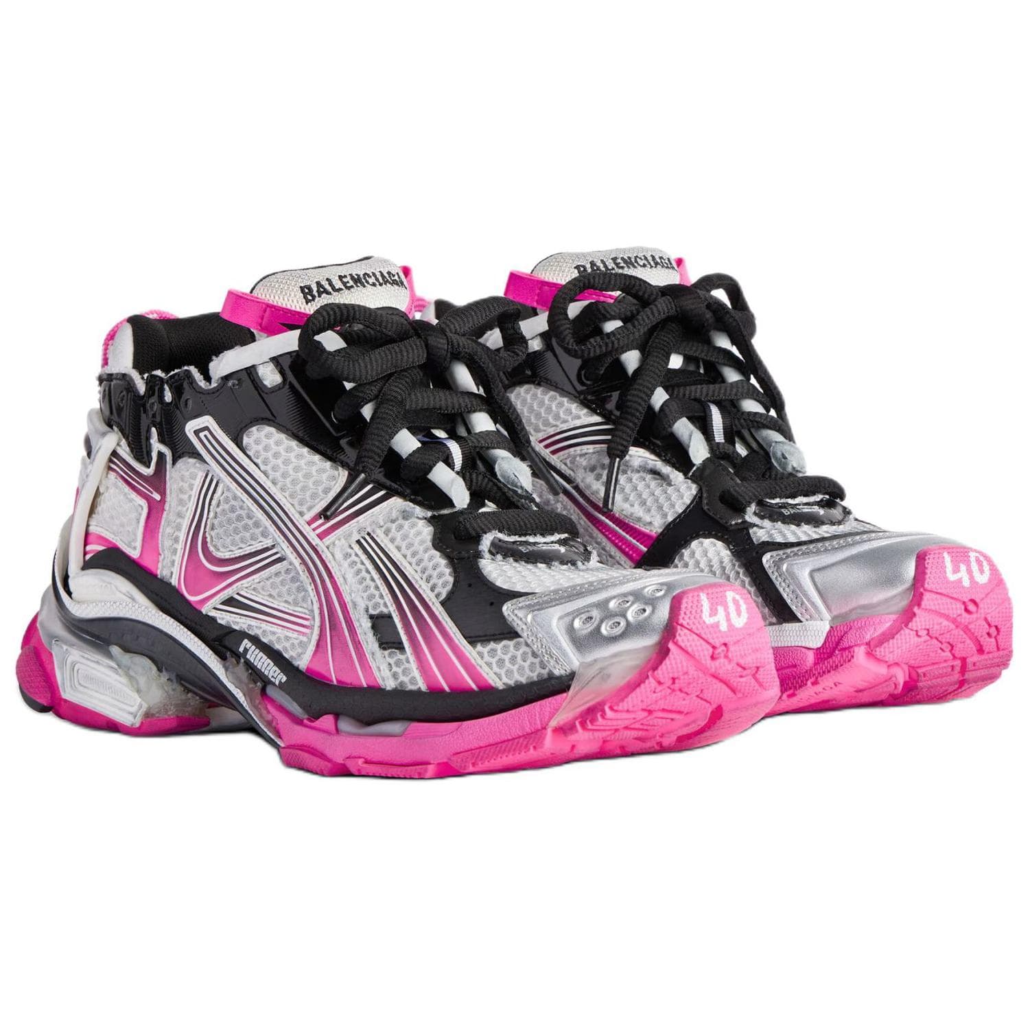 Кроссовки Balenciaga Runner Low Casual Shoes Женские Розовые - изображение 3