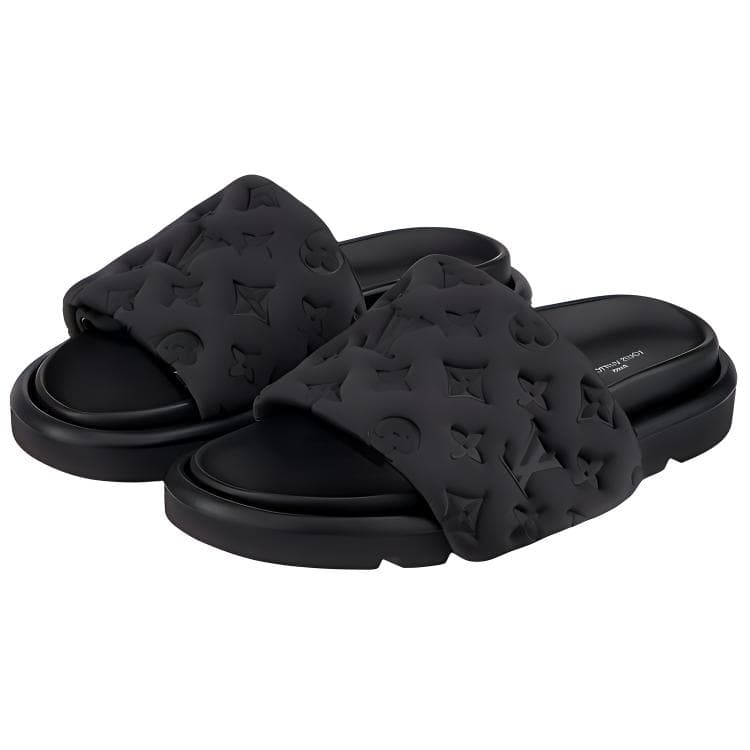 Сандалии Louis Vuitton Pool Pillow Comfort Black - изображение 3