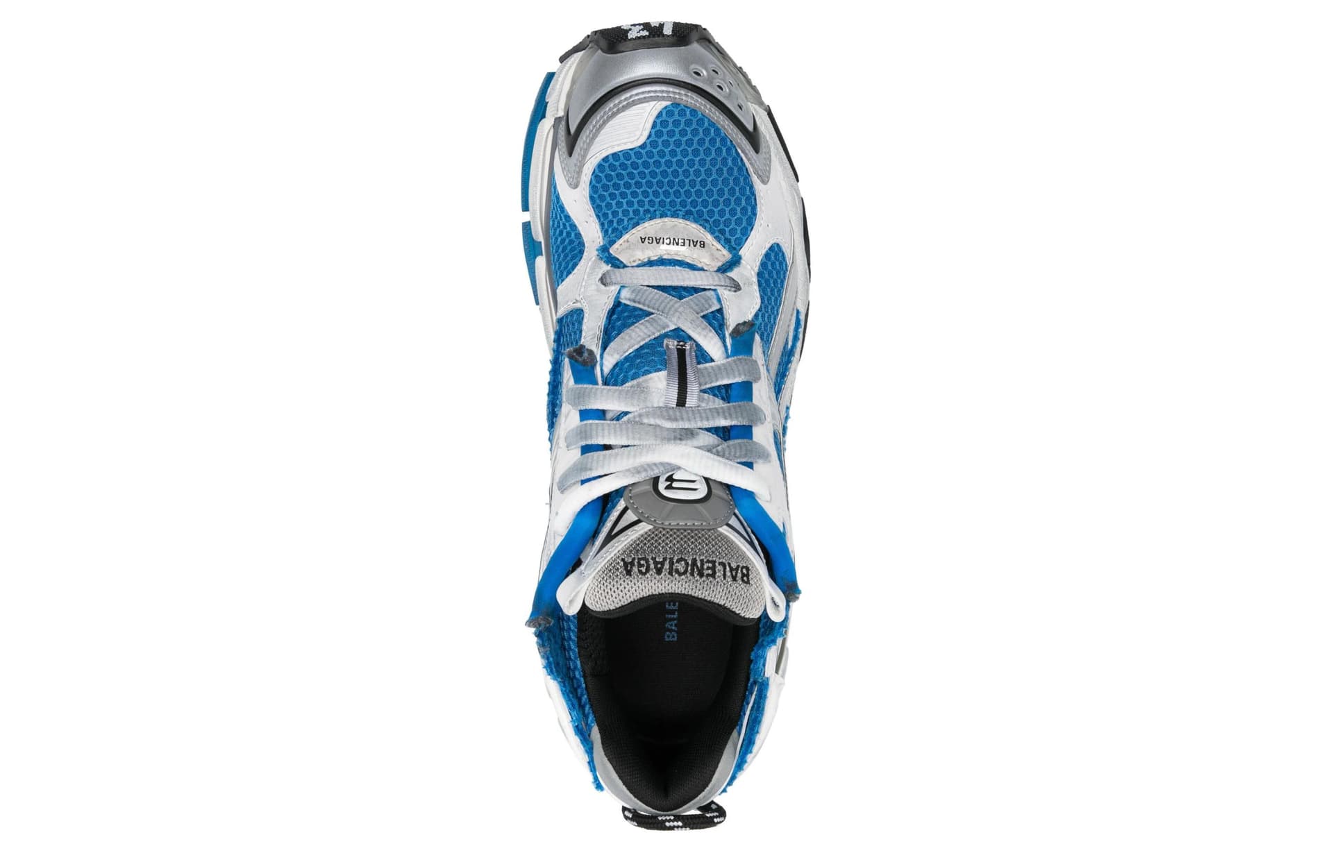 Кроссовки Balenciaga Runner Low Топ Толстая подошва Кроссовки Мужские Синие Белые - изображение 5