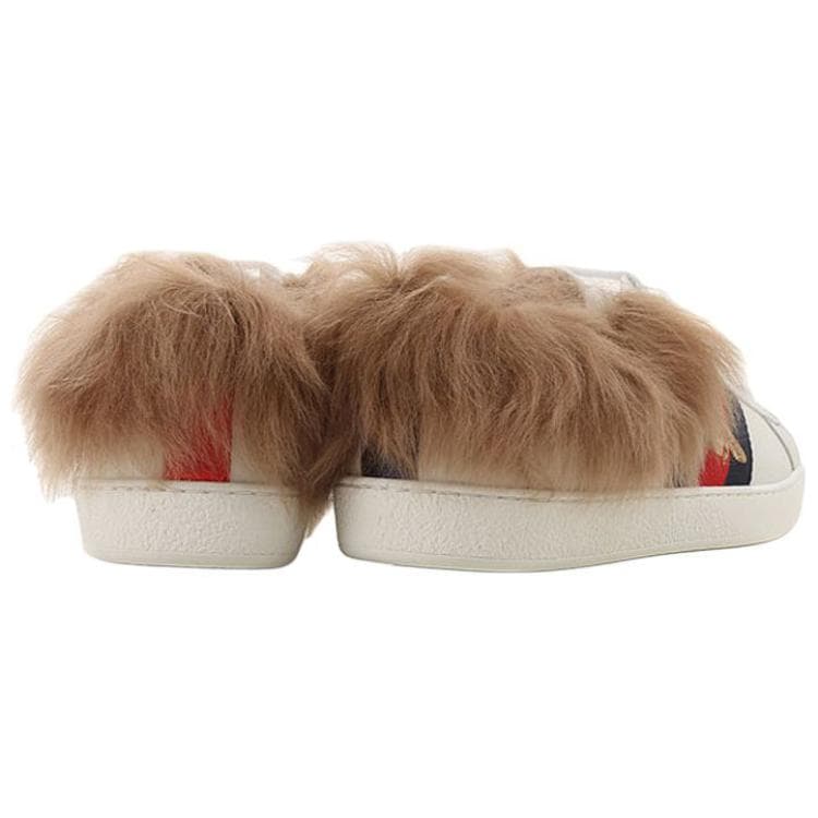 Кроссовки Gucci Ace Wool Embroidered Bee - изображение 5