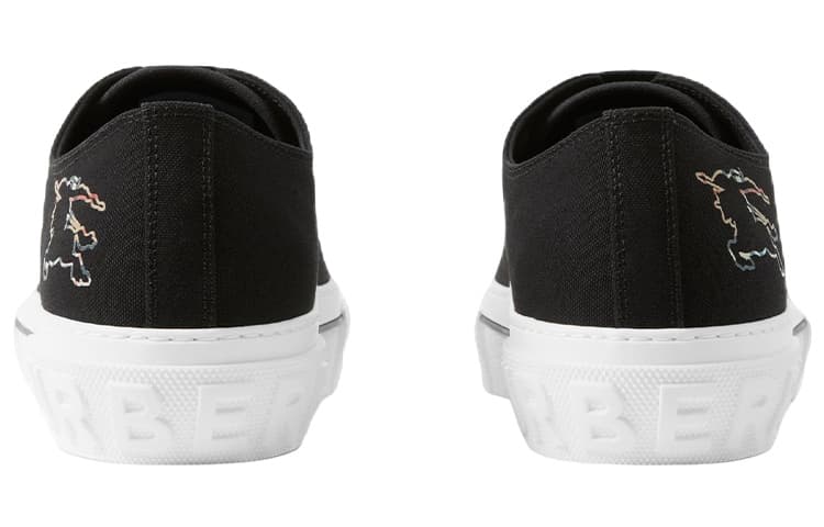 Кеды Burberry Low Top Sneakers Black White - изображение 4