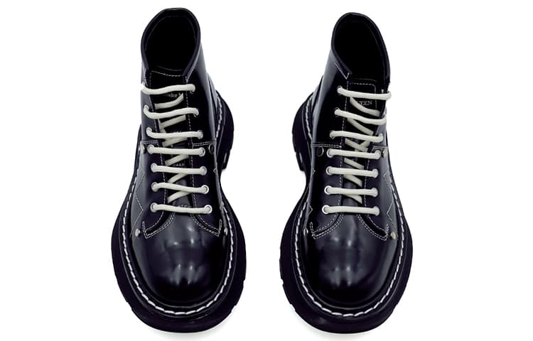 Ботинки Alexander McQueen FW21 Tread Boots Black - изображение 3