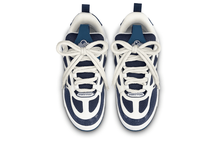 Кроссовки Louis Vuitton Skate Blue White - изображение 3