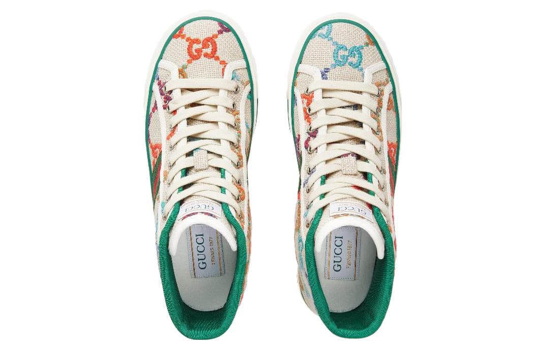 Кеды Gucci Tennis 1977 High-Top Beige - изображение 4
