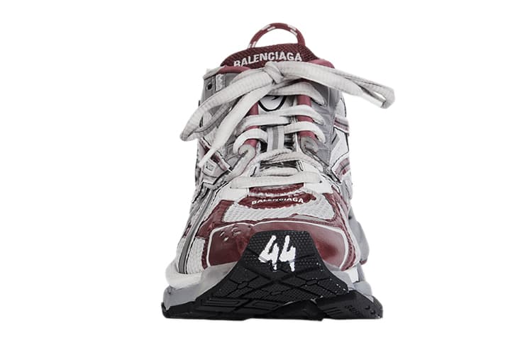 Кроссовки Balenciaga Runner White Grey Red - изображение 3