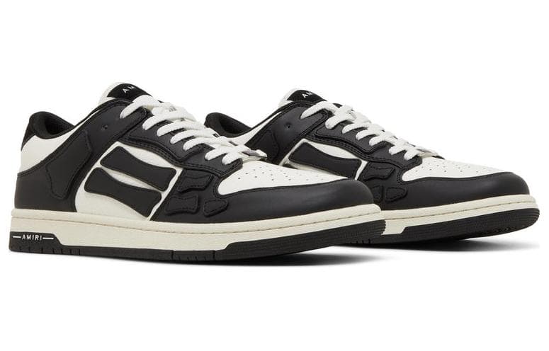 Кроссовки AMIRI Skel-Top Low Black White 2021 - изображение 3