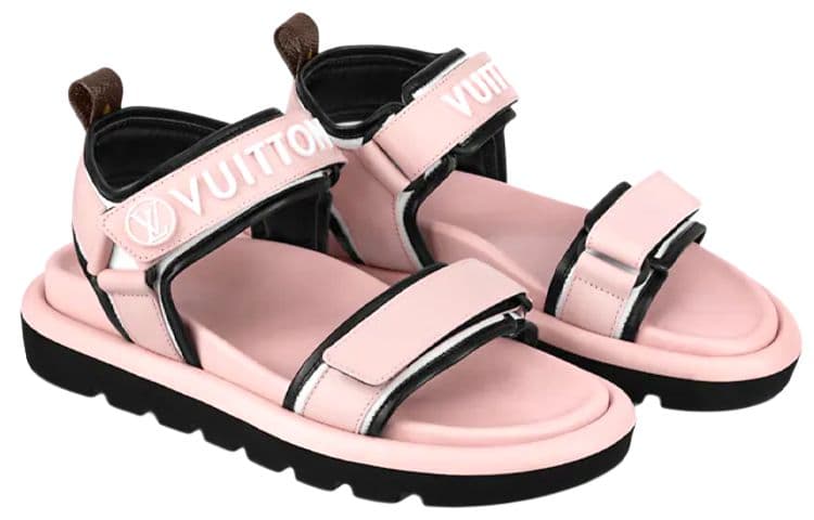 Сандалии с ремешком Louis Vuitton Pool Pillow Comfort Pink - изображение 4