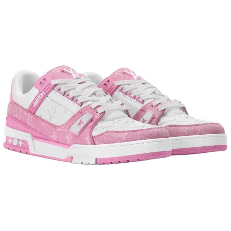 Кроссовки Louis Vuitton Trainer Pink - изображение 3