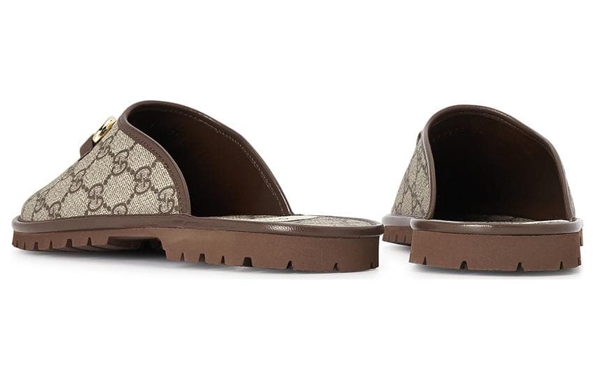 Сандалии Gucci Horsebit Loafer Brown - изображение 4