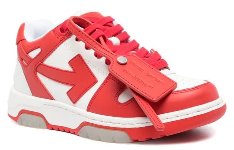 Кроссовки OFF-WHITE Out Of Office Red White - изображение 3