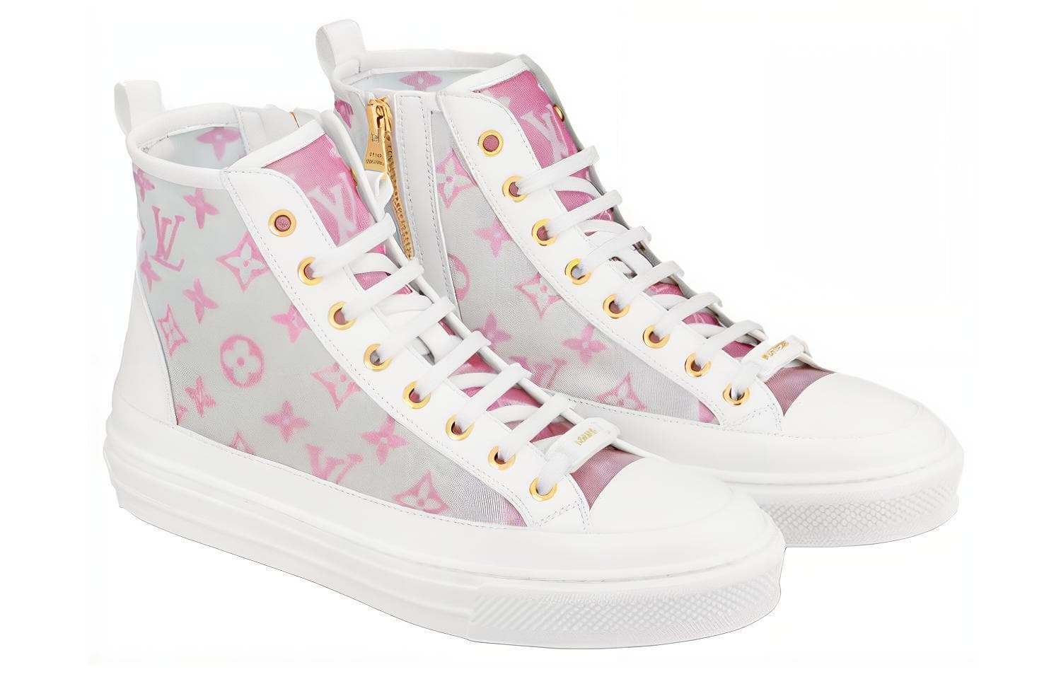 Кроссовки Louis Vuitton Stellar White Grey Pink - изображение 3