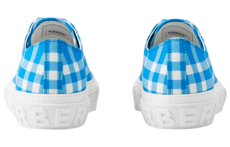 Кеды Burberry Low-Top Blue - изображение 4