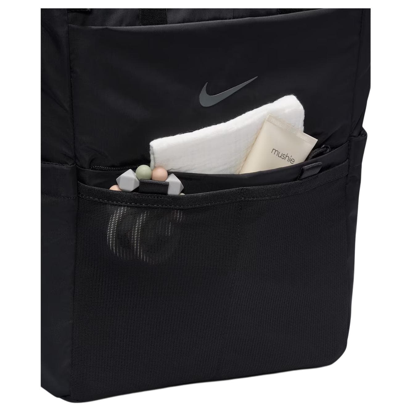 Рюкзак Nike Ткань Carry Рюкзак Средний Унисекс Черный и Угольный Черный - изображение 9