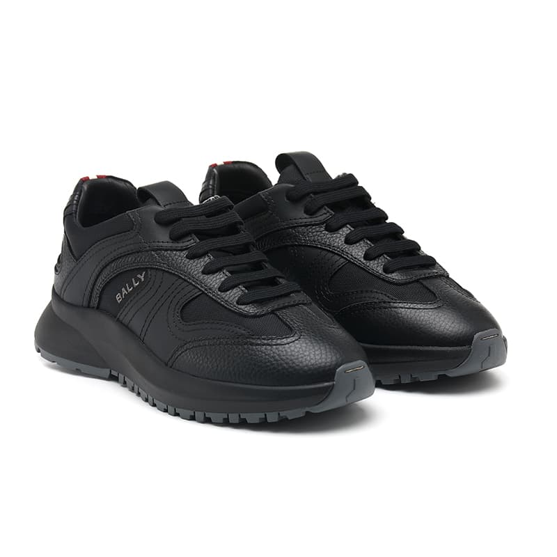 Кроссовки Bally Low Top Leather Sneakers Black - изображение 3
