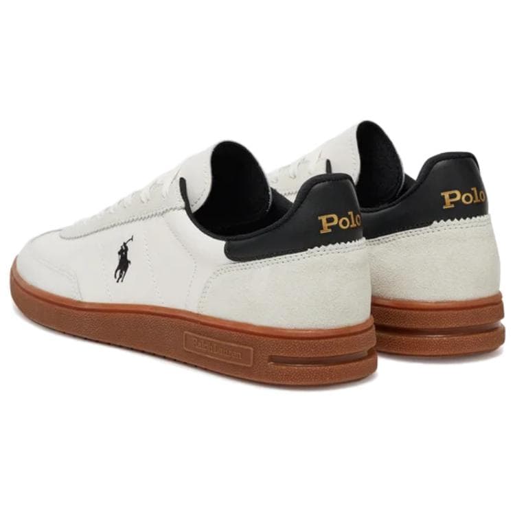 Кроссовки Polo Ralph Lauren Кожа Низкие Кеды Скейтборд Обувь Мужская Белая - изображение 4