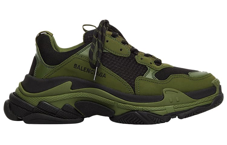 Кроссовки Balenciaga Triple S Green - изображение 2