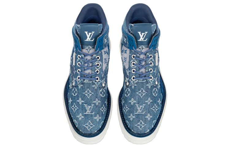 Ботинки Louis Vuitton Ankle Boots Blue - изображение 5