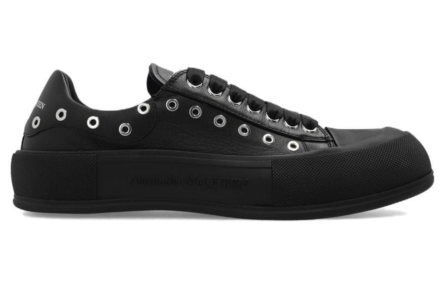Кроссовки Alexander McQueen Deck Low Black - изображение 2