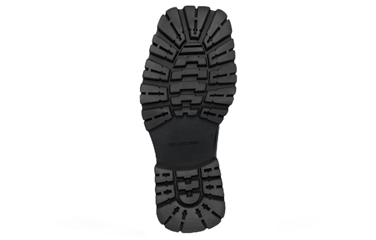 Сапоги Balenciaga Trooper Leather Boots Black - изображение 6