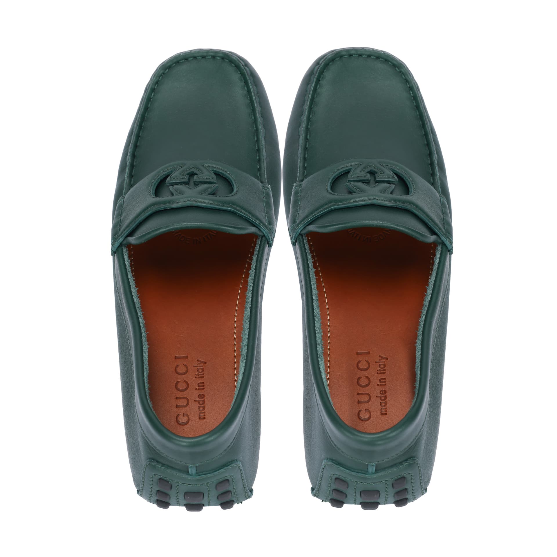 Ботинки Gucci Interlocking G Low Green - изображение 3