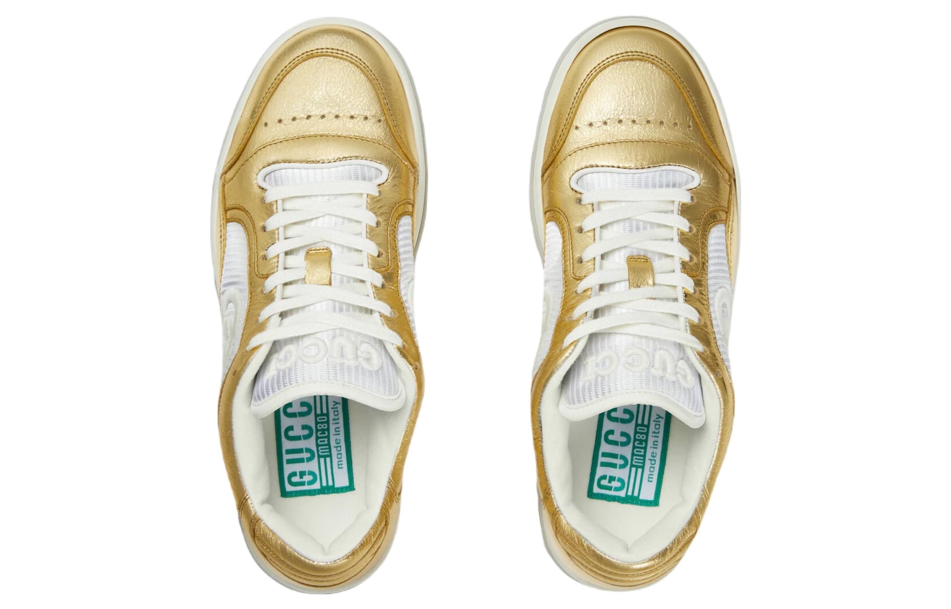 Кроссовки Gucci MAC80 Gold - изображение 4