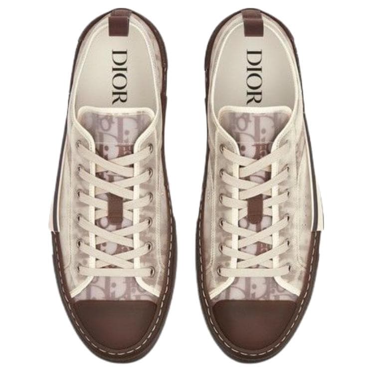 Кроссовки Dior B23 Oblique Coffee - изображение 5