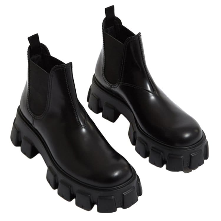 Ботинки челси PRADA Monolith Chelsea Boots Black - изображение 3