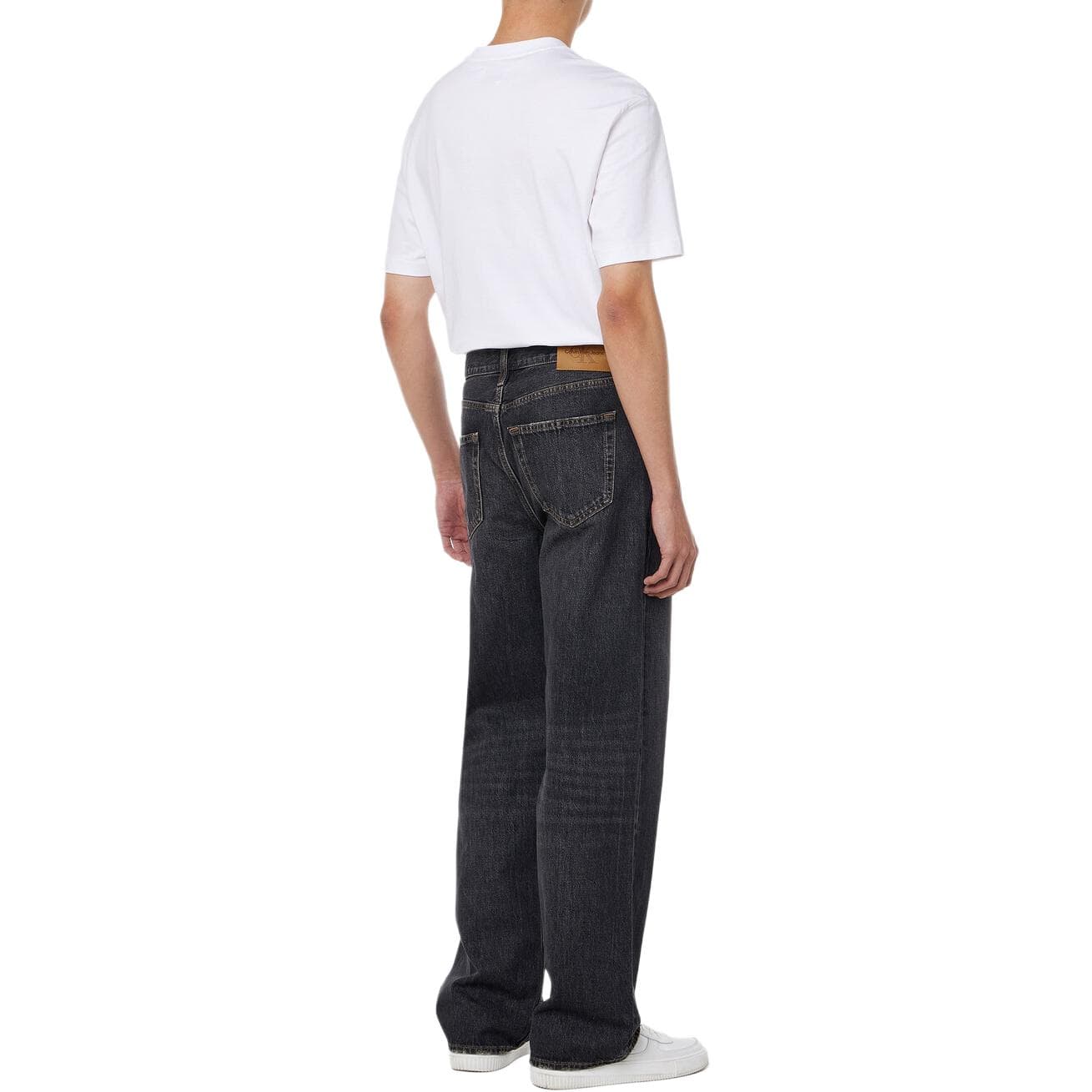 Штаны calvin klein Прямой крой Черный мужской Джинсы - изображение 6