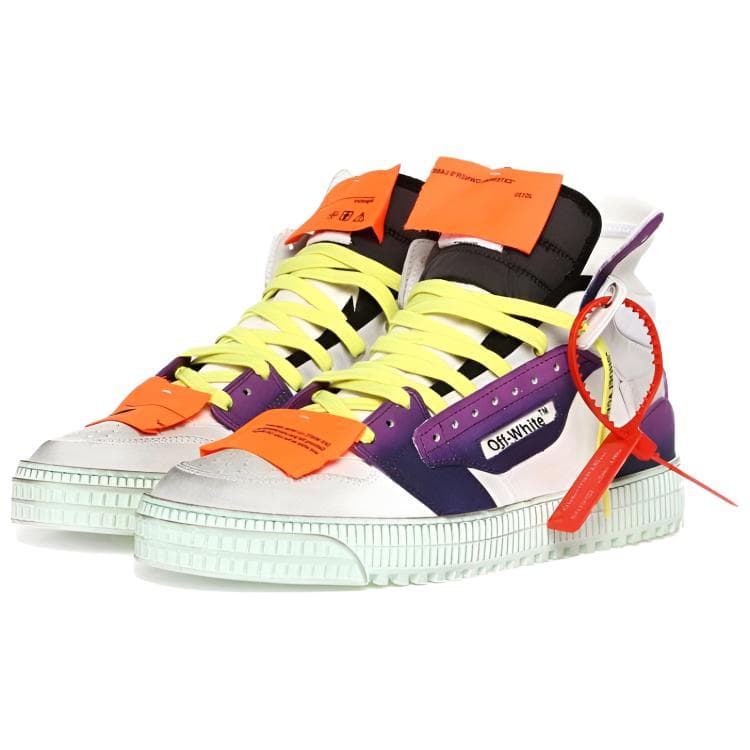 OFF-WHITE Court leather sneakers - изображение 3