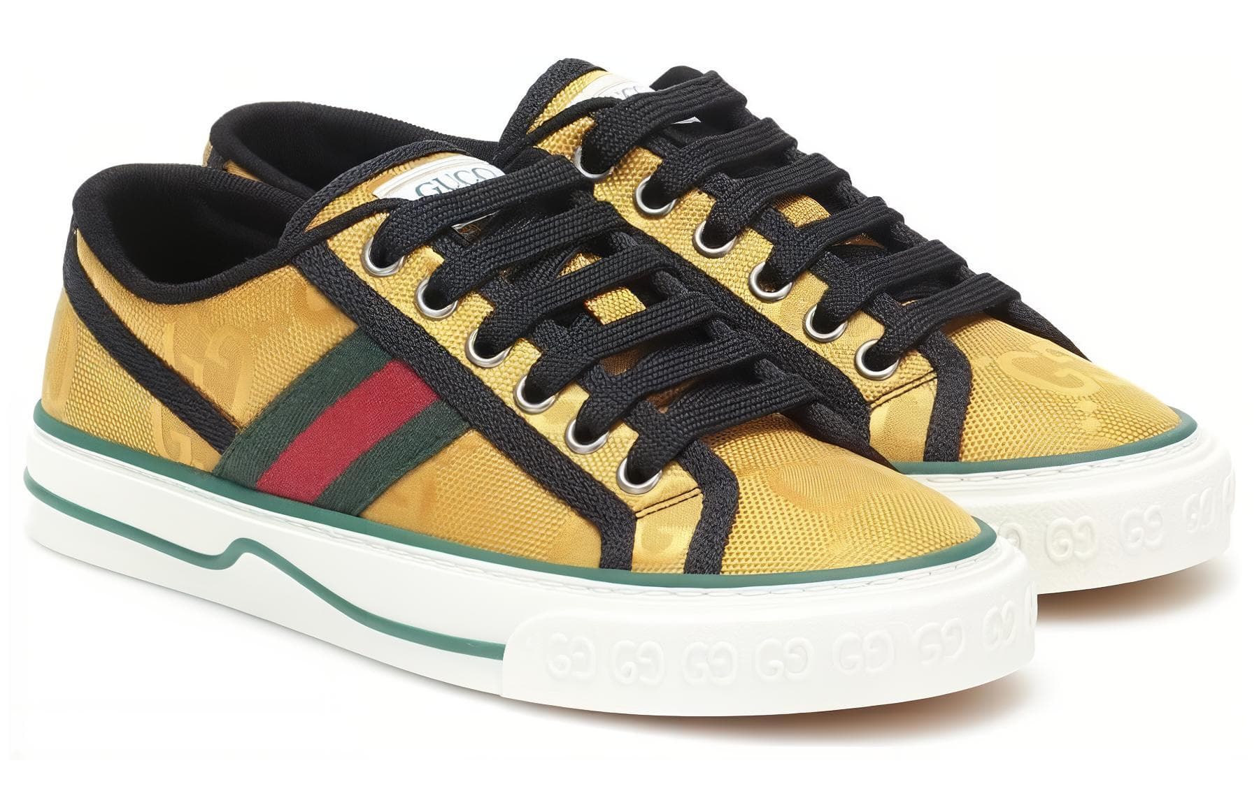 Кроссовки Gucci Tennis 1977 Yellow - изображение 3