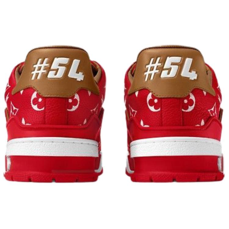Кроссовки Louis Vuitton Trainer Red - изображение 5
