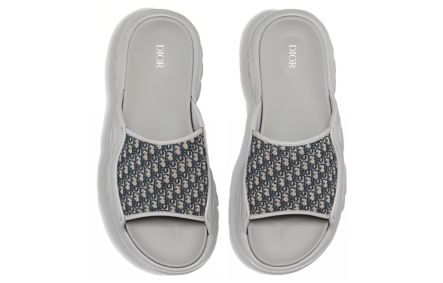 Сандалии Dior H-Town Oblique Gray - изображение 5