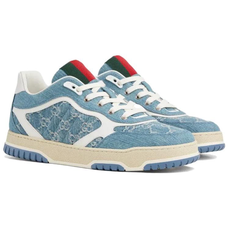 Кроссовки GUCCI Re-Web Blue - изображение 3