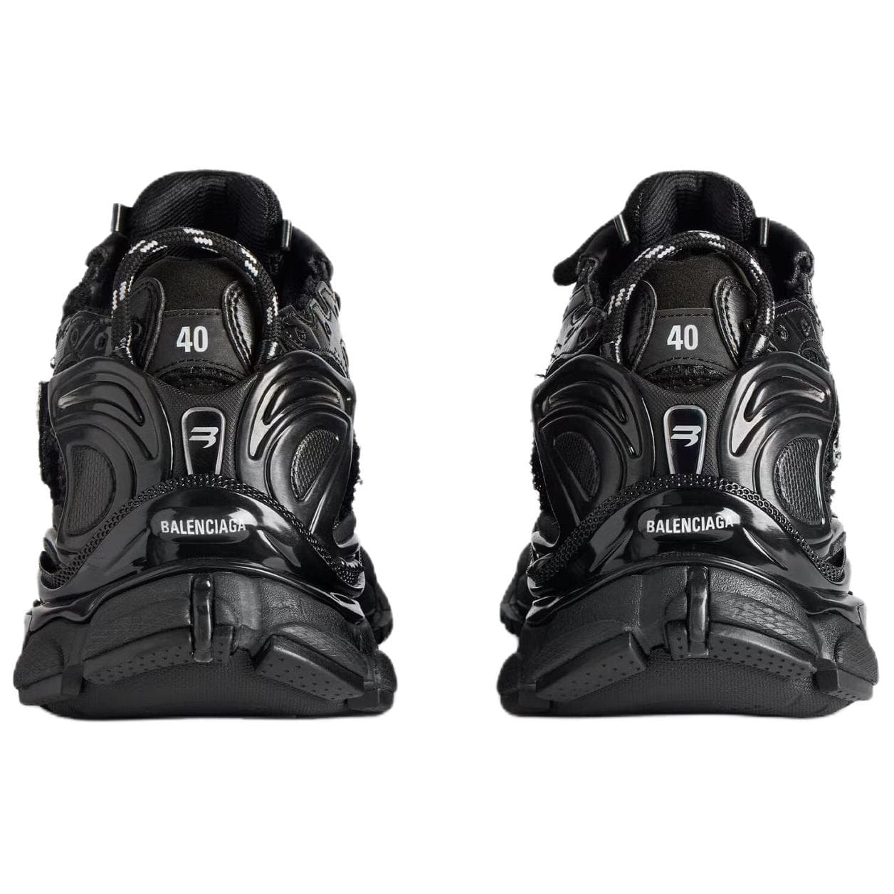Кроссовки Balenciaga Runner Low Топ Массивные Кроссовки Мужские Черные - изображение 6