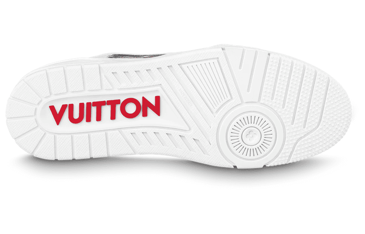 Кроссовки Louis Vuitton Trainer White Black - изображение 5
