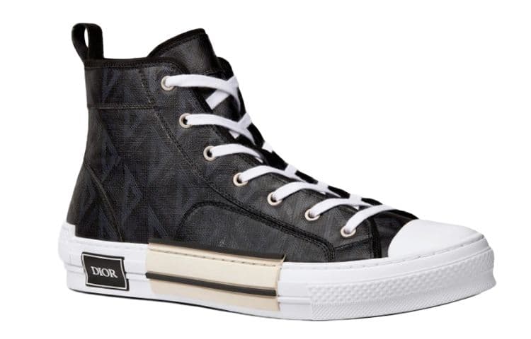 Кроссовки Dior B23 High-Top Sneakers Black - изображение 3