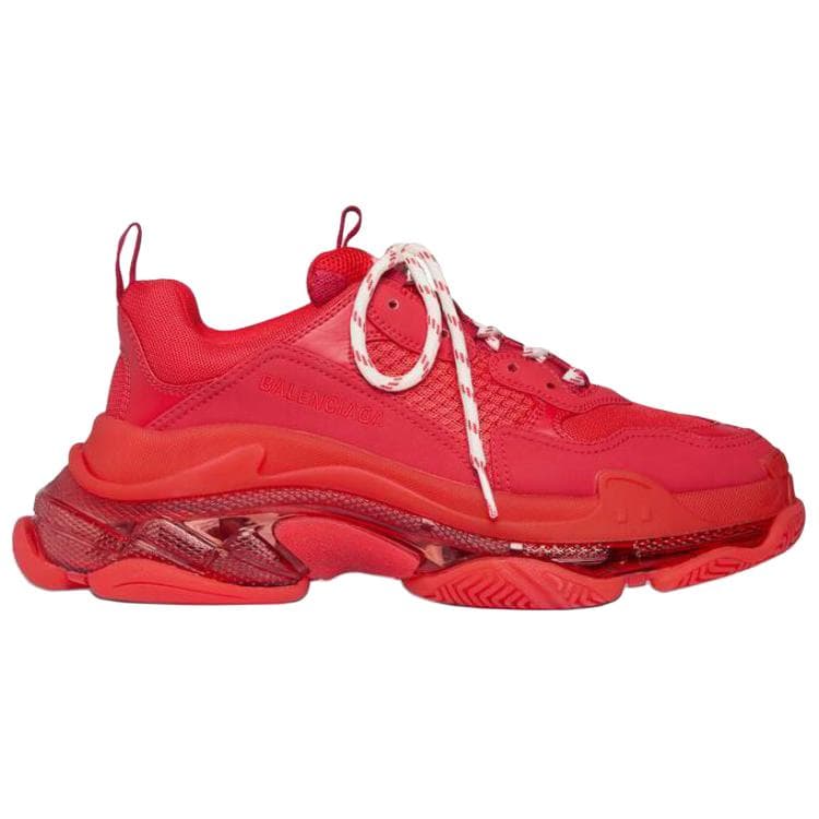 Кроссовки Balenciaga Triple S Сетчатая ткань Низкий топ Повседневная обувь Мужская Красная - изображение 2