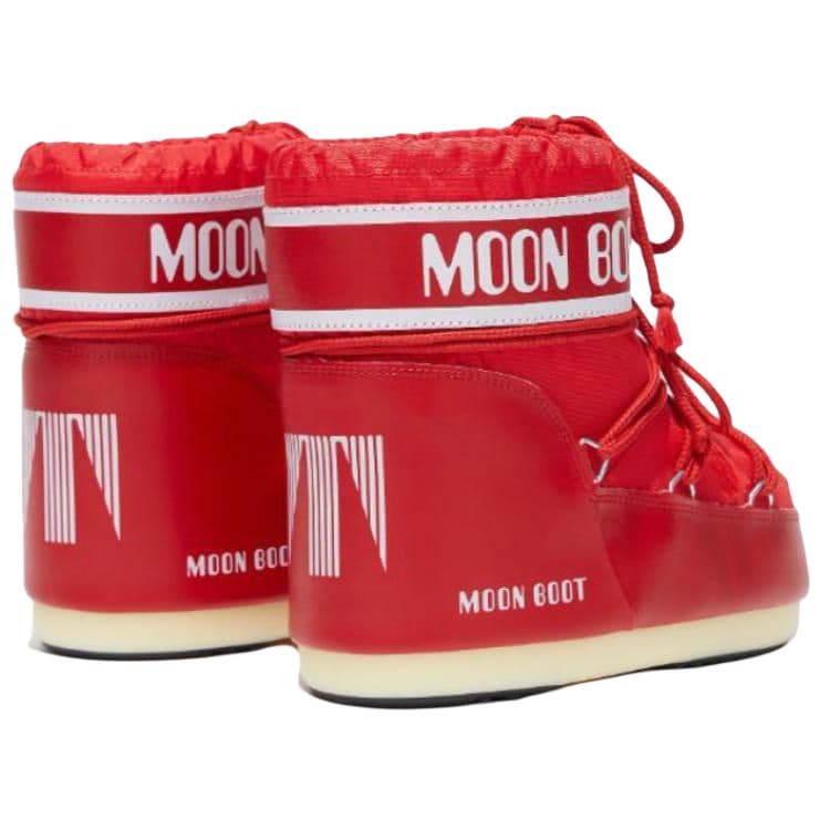 Ботинки зимние Moon Boot Short Snow Boots Red White - изображение 3
