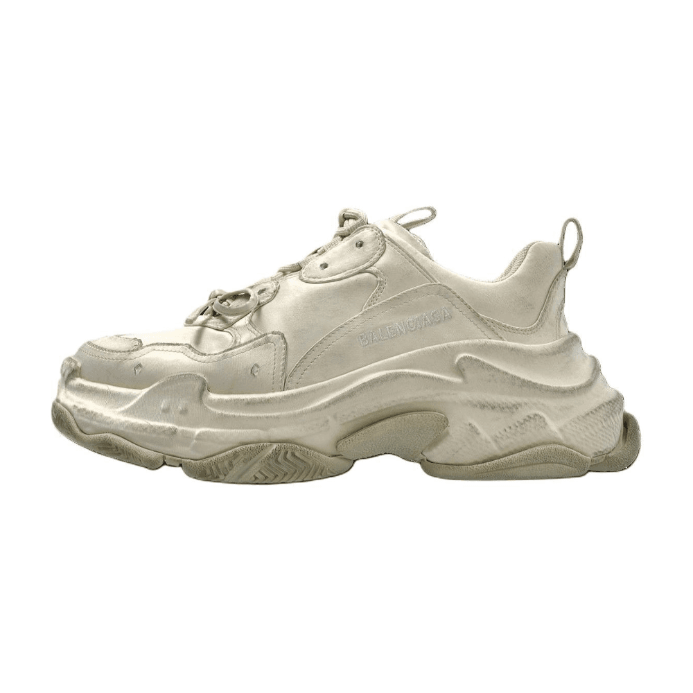 Кроссовки Balenciaga Triple S Low Топ Кроссовки с толстой подошвой Женские Белые - изображение 1