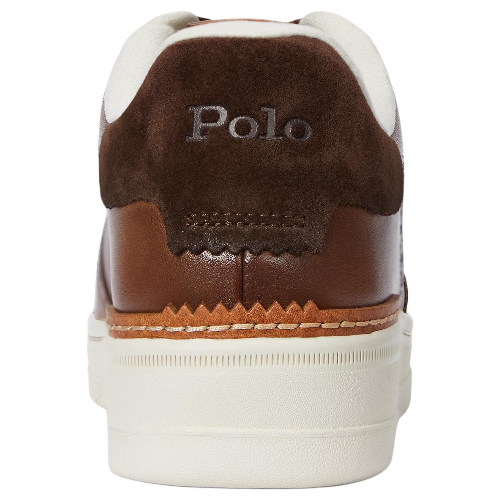 Кроссовки Polo Ralph Lauren Masters Корт Кожа Низкие Кроссовки для скейтбординга Мужские Коричневые - изображение 5