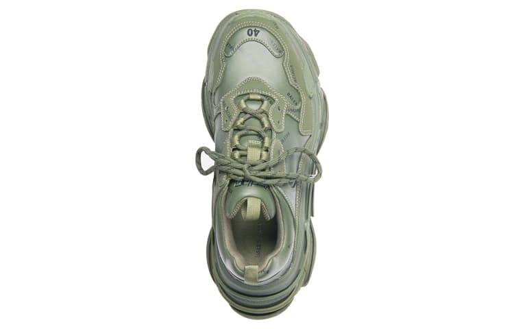 Кроссовки Balenciaga Allover Logo Triple S - изображение 4