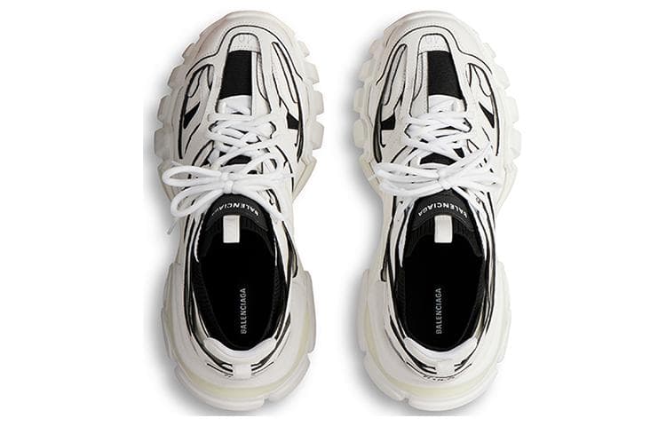 Кроссовки Balenciaga Track Sock Low Top Повседневная обувь Женская Белая - изображение 3