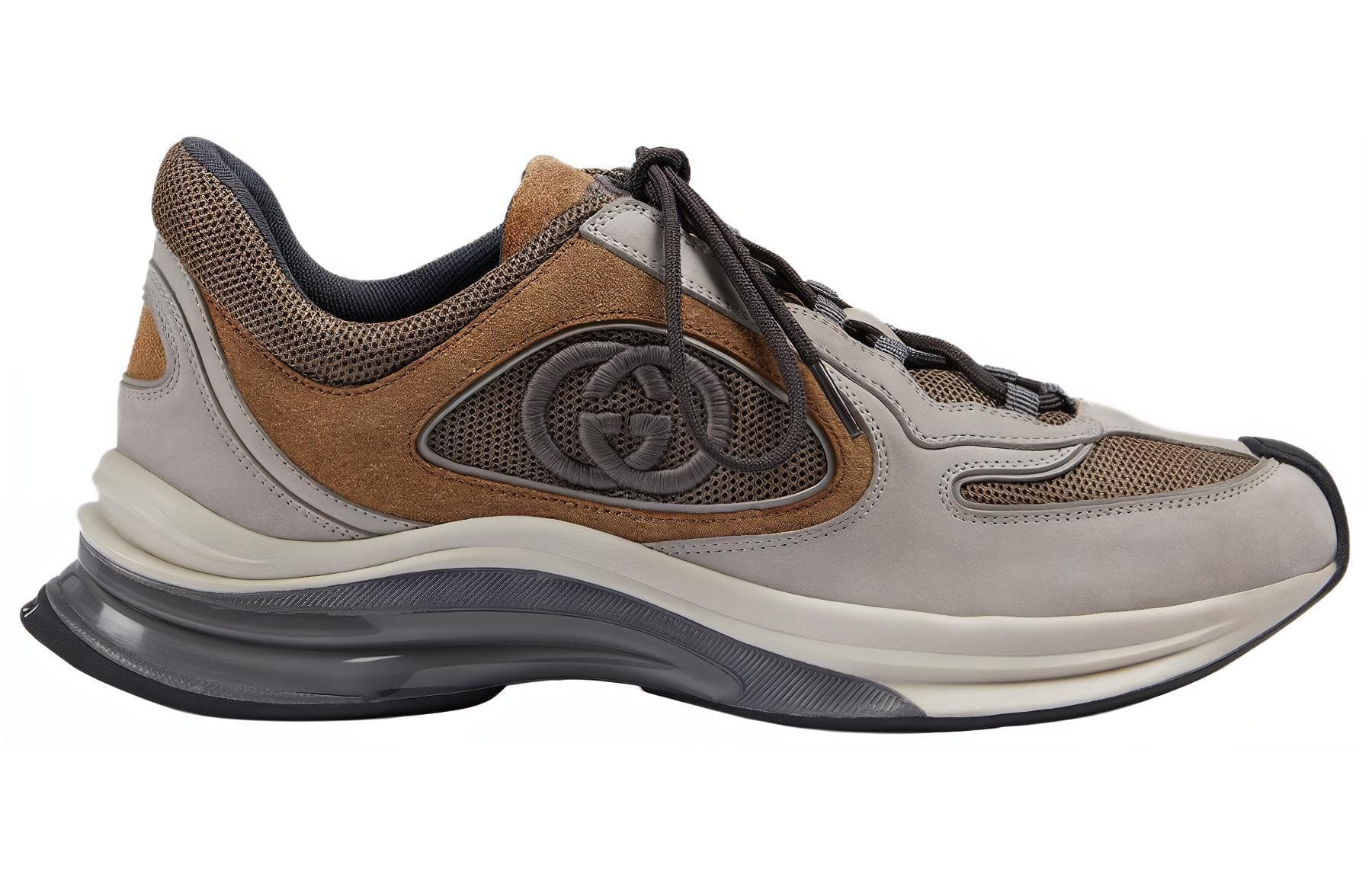 Кроссовки Gucci Run Low Light Grey - изображение 2
