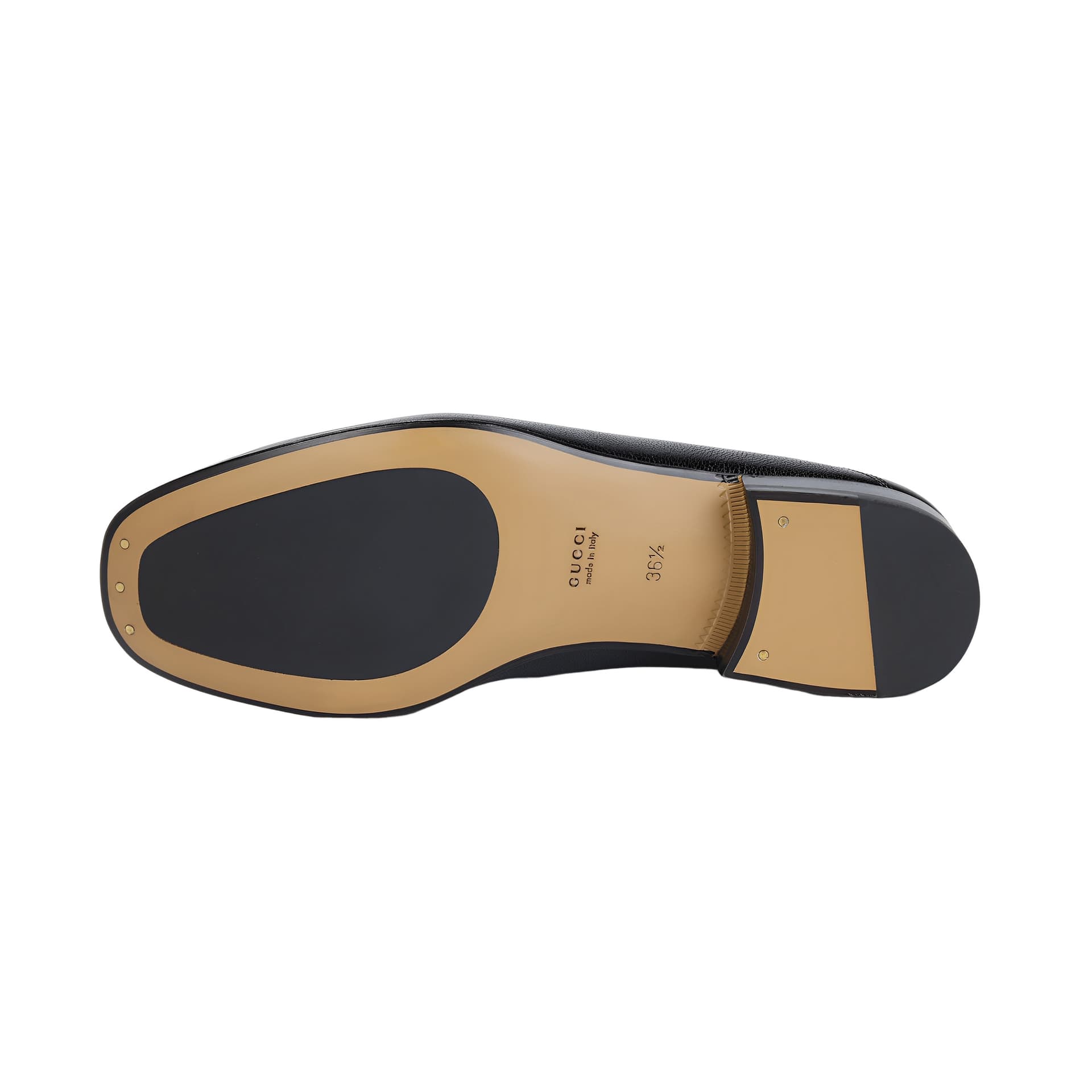 Тапочки Gucci Horsebit Loafer Black - изображение 5