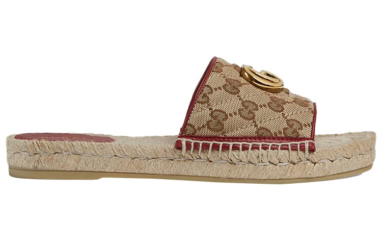 Сандалии Gucci GG Quilted Espadrille Sandals Ebony - изображение 2