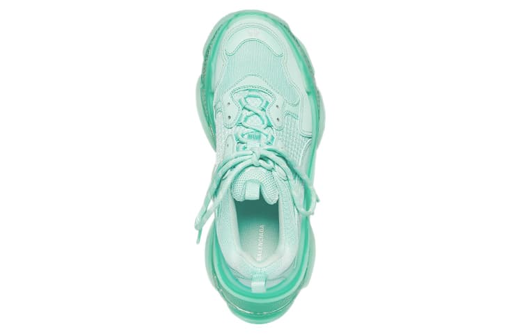 Кроссовки Balenciaga Triple S Clear Sole Green - изображение 4